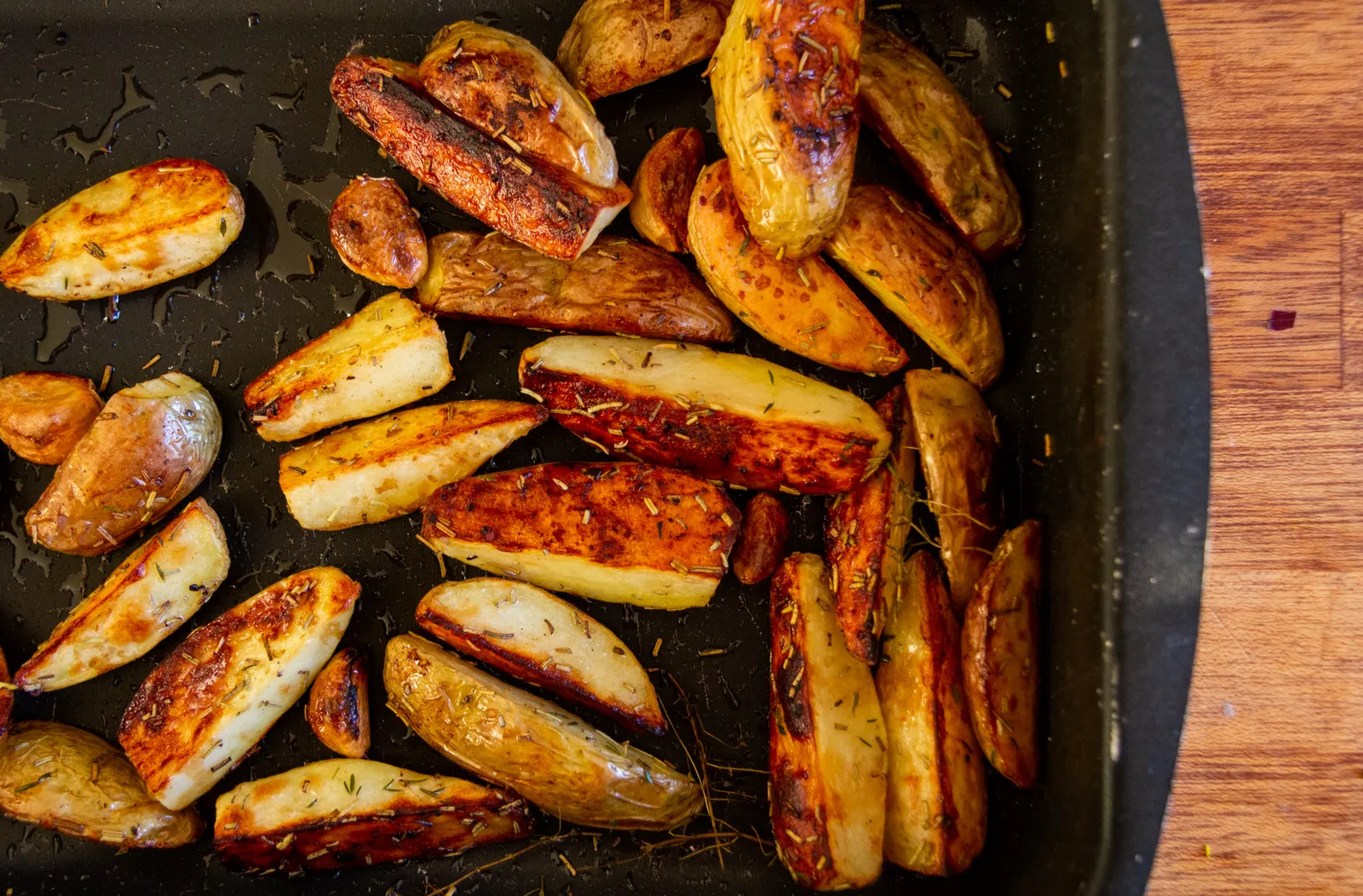 Aardappelen uit de oven.